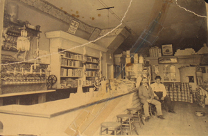 Bangor Central Pharmacy, interior.